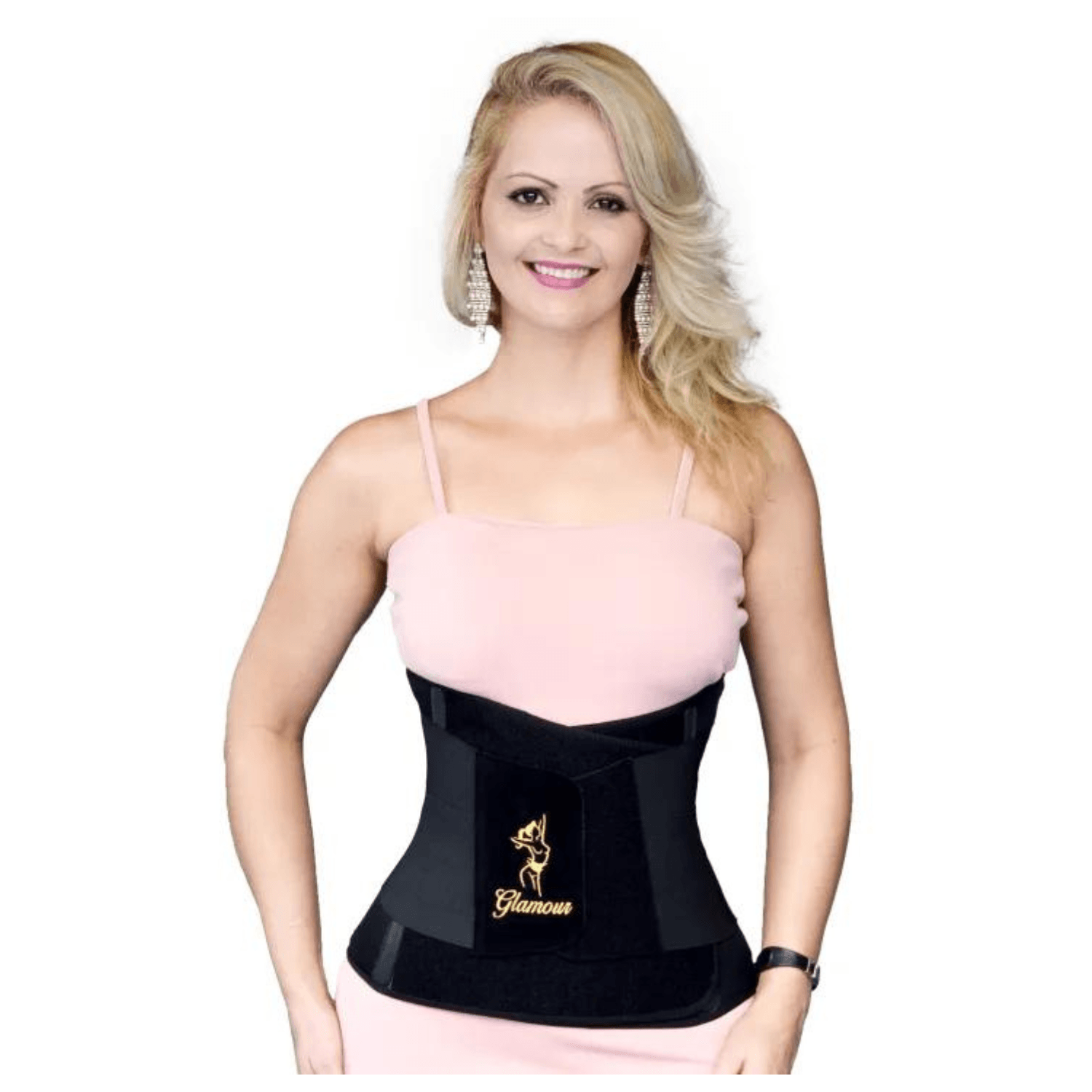 Cinta Modeladora Abdominal Térmica Aajustável Took Neo Preta
